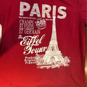 VINTAGE Paris Red  XL